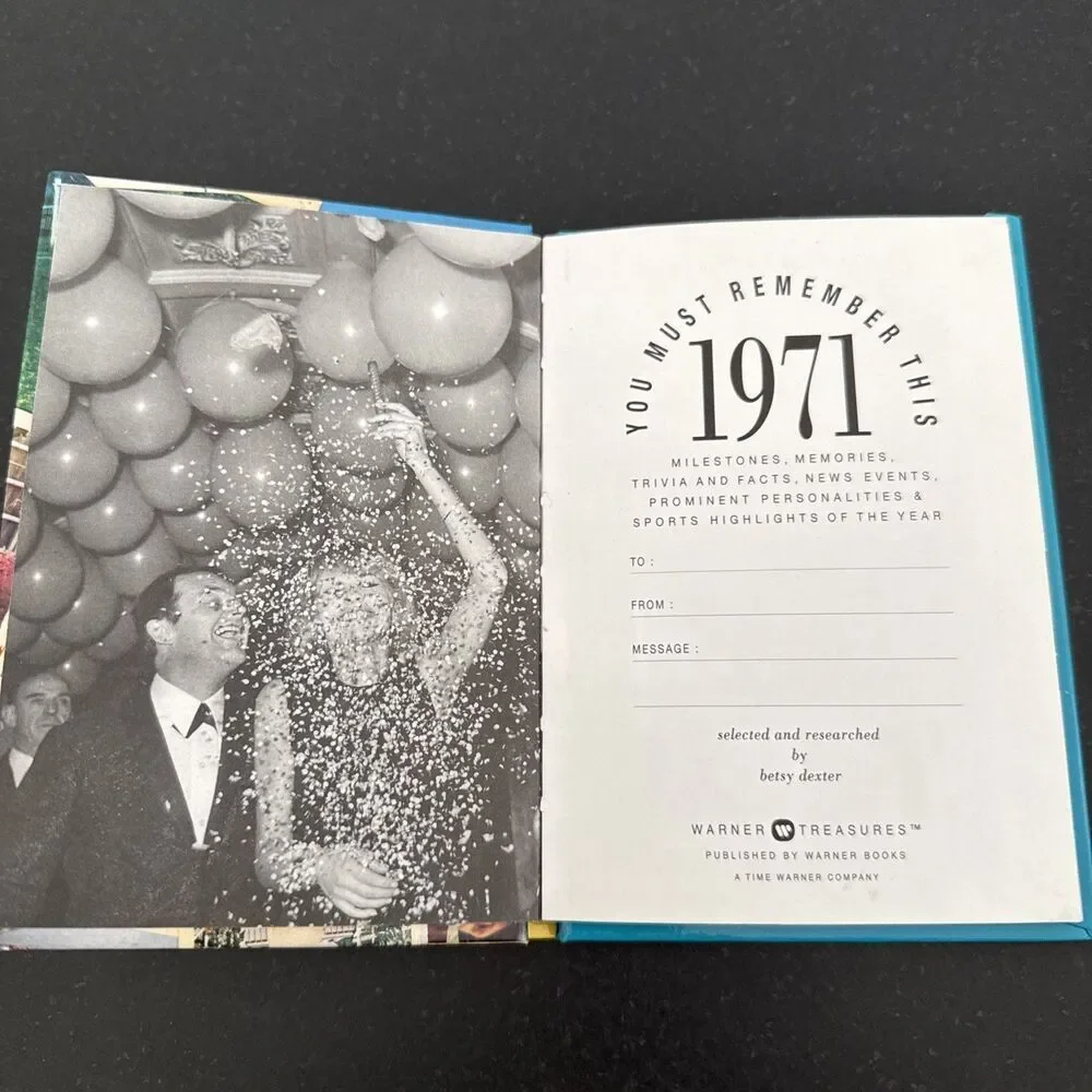 You Must Remember This: 1971 Birth Year Nostalgia Hardcover Book